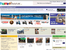 Tablet Screenshot of hamrobazaar.com